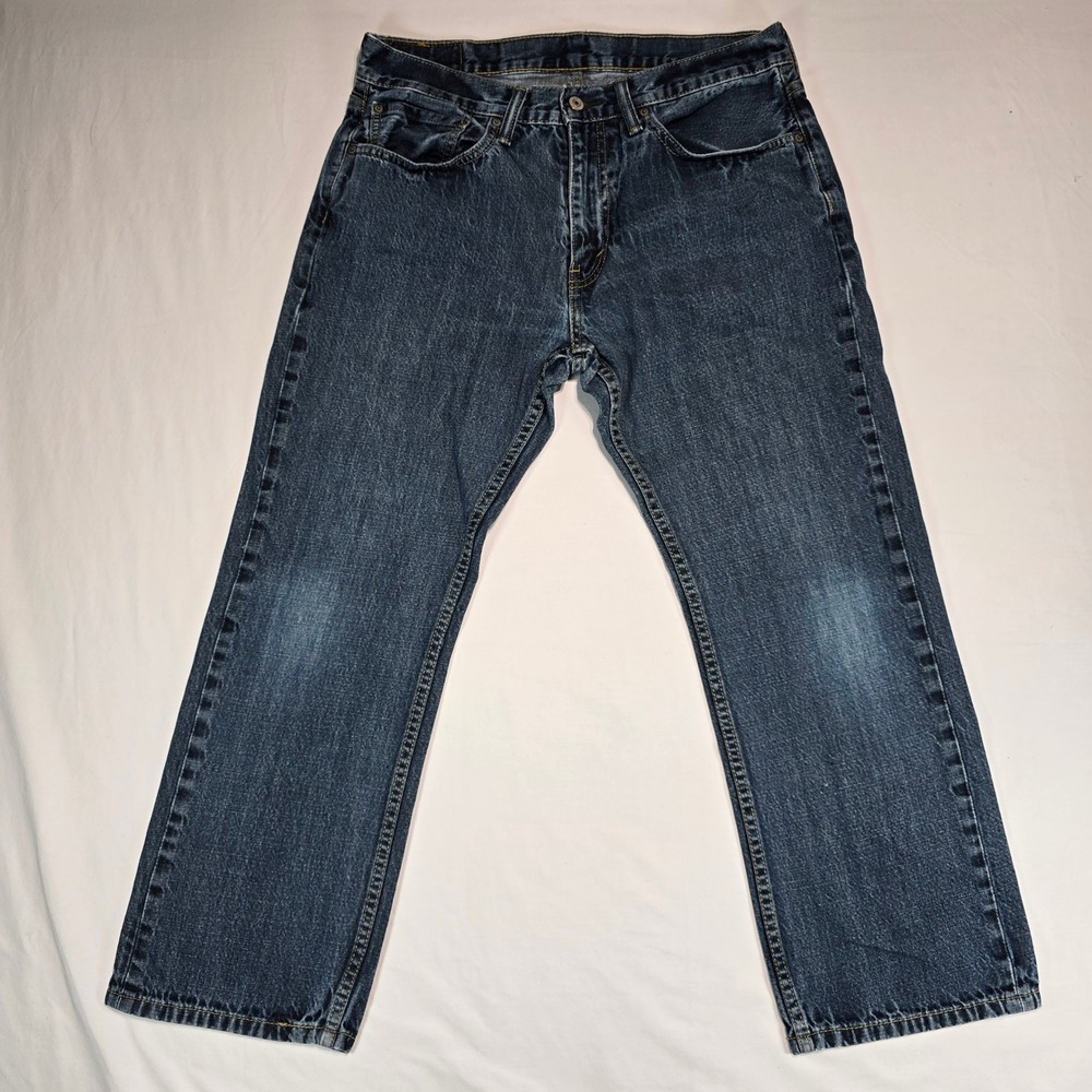 Levi s 559 Relaxed Straight Jeans‎ Mens 34x30 Dark Wash Blue Denim 00559-4010